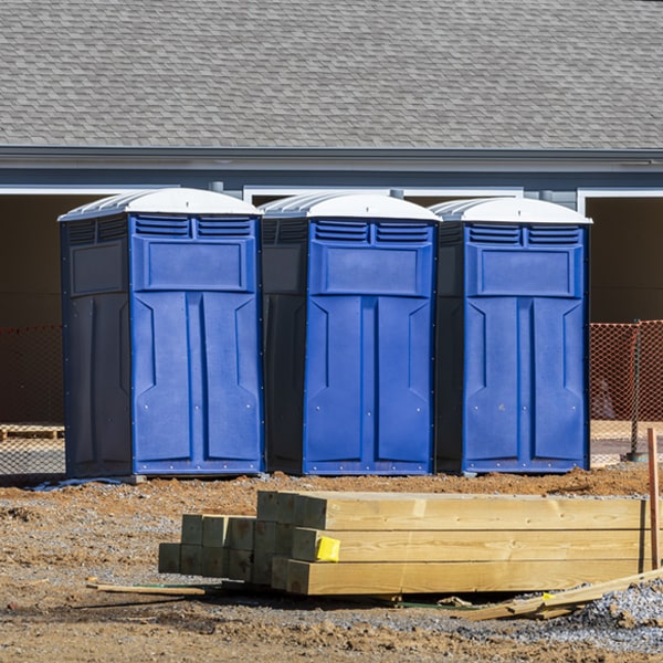 are there any restrictions on where i can place the porta potties during my rental period in Pinopolis